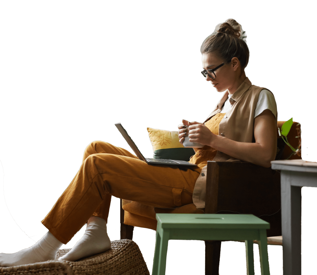 Woman on laptop